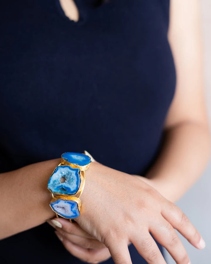 Agate Ocean Blue Bracelet-Womens fashion jewellery online