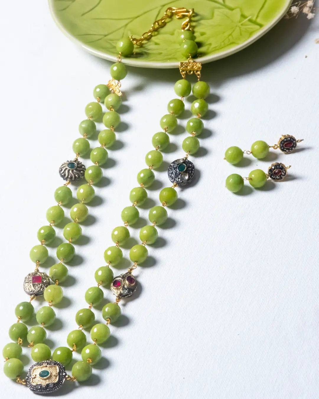 Neon Green Fusion Necklace