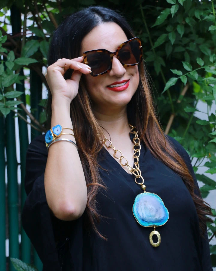 Agate Ocean Blue Bracelet-Womens fashion jewellery online