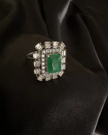 Gorgeous Green Zircon ring