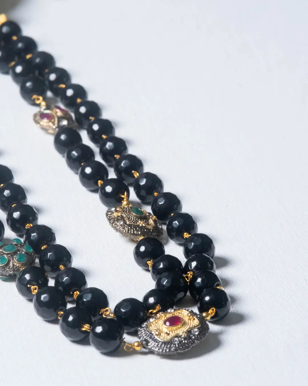 Black Onyx Fusion Necklace