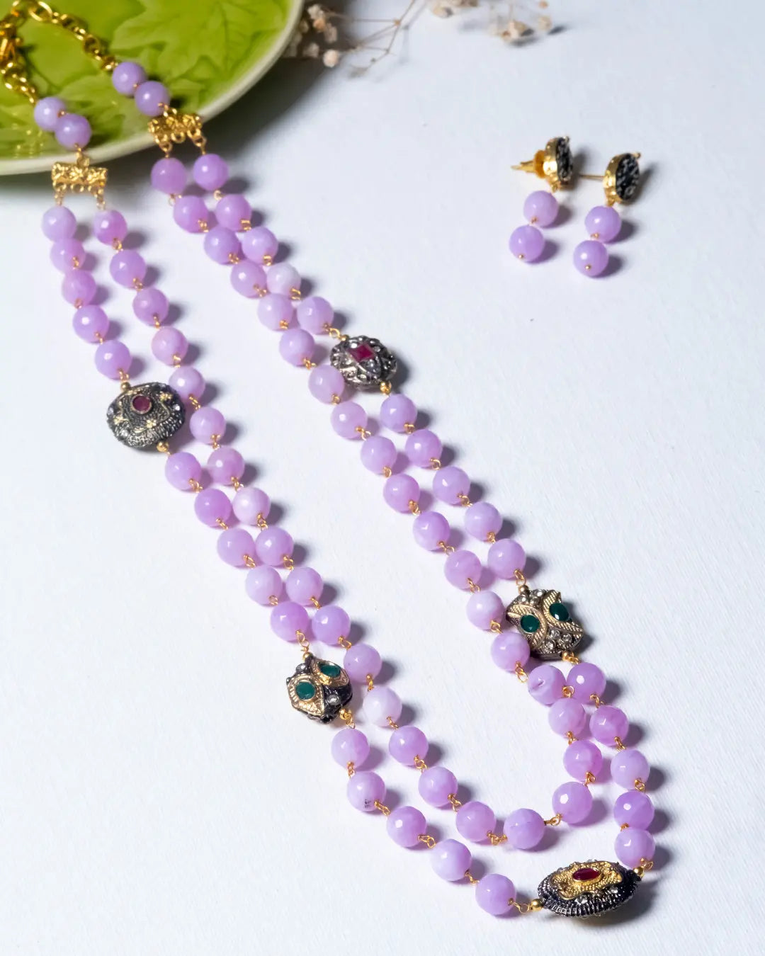 Lavender Purple Fusion Necklace