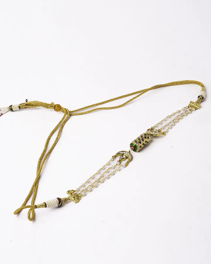 Dhul Forest Blue Beaded Choker-Women's fashion jewellery online