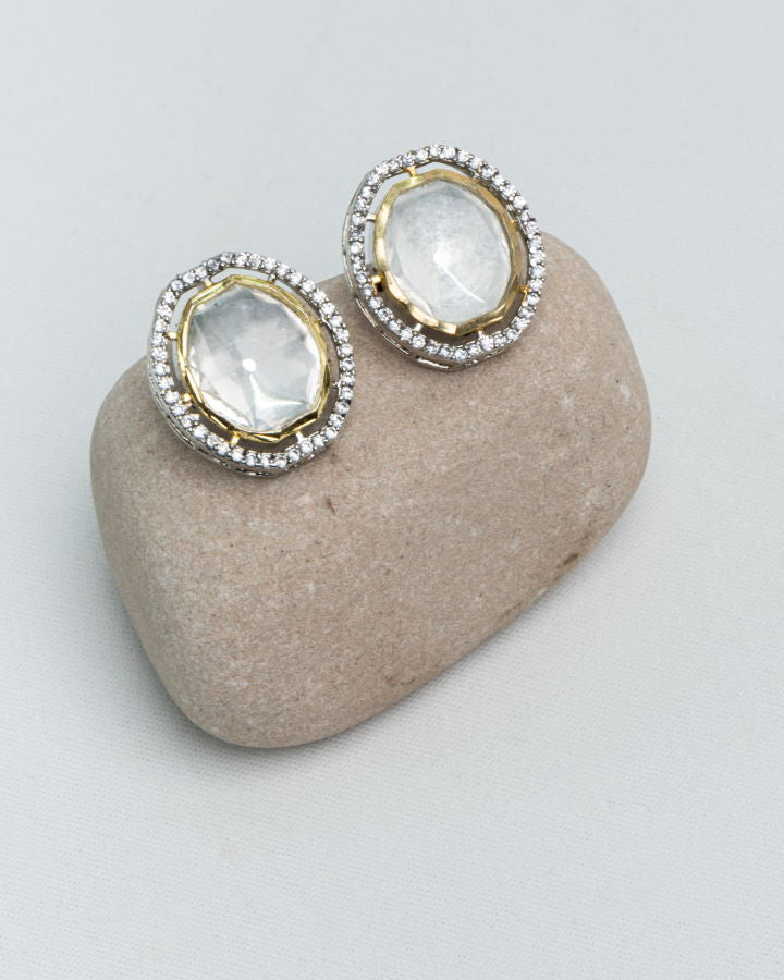 Multistrand Moti Beaded Oval Shaped Choker