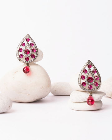 Stud Jeweled Earrings-Women's fashion jewellery online