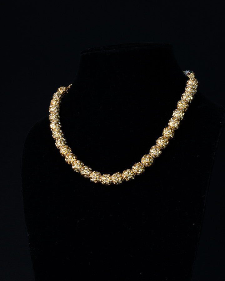 Short Jadau Moti Mala-Women's fashion jewellery online