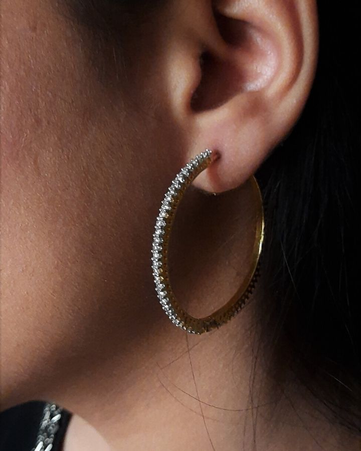Auric Zircon Loops-Women's fashion jewellery online