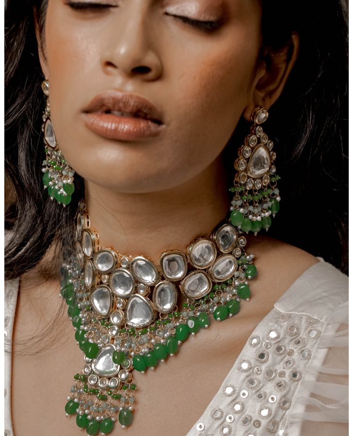 Pastel Green Bridal Set