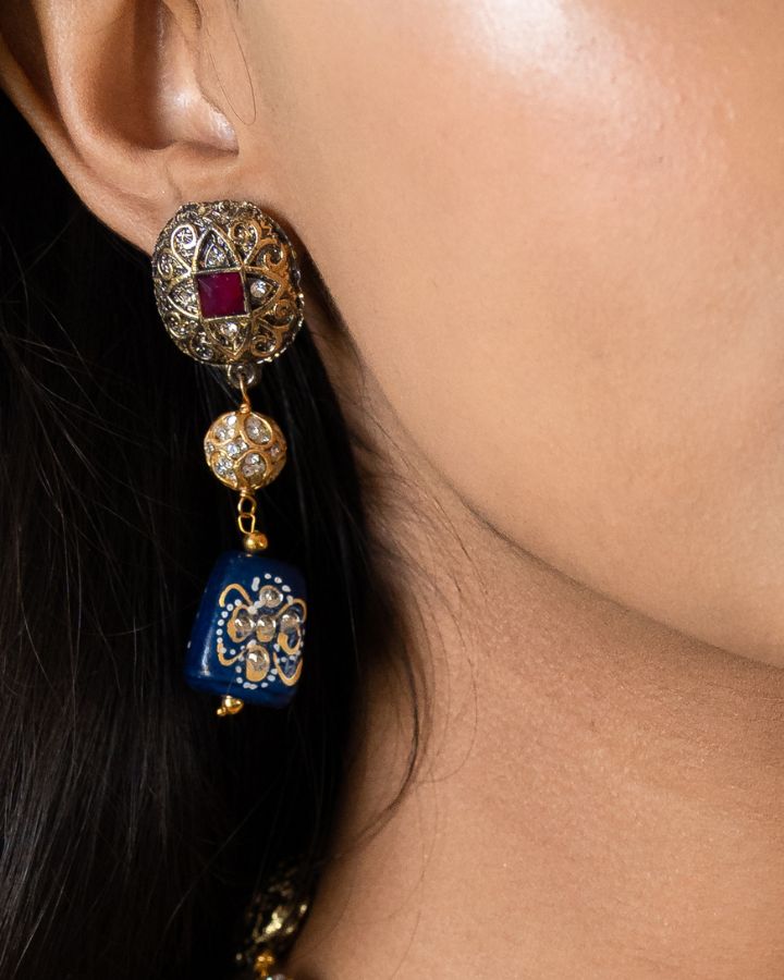 Midnight Blue Marcasite Layers-Women's fashion jewellery online