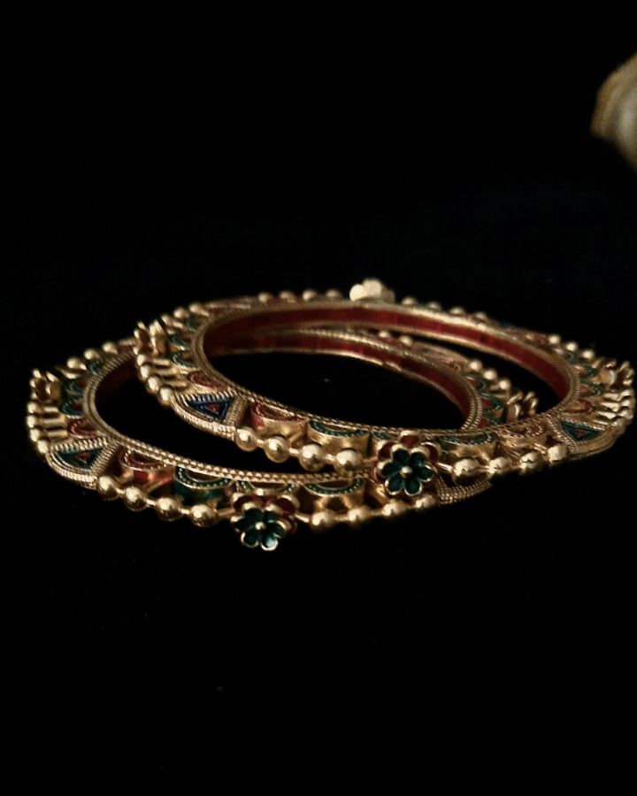 Dainty Flower Kada-Women's fashion jewellery online