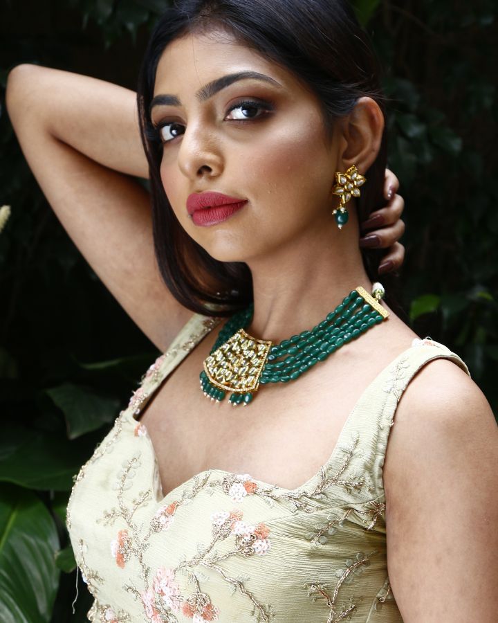 Green Jade Kundan Choker