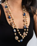 Midnight Blue Marcasite Layers-Women's fashion jewellery online