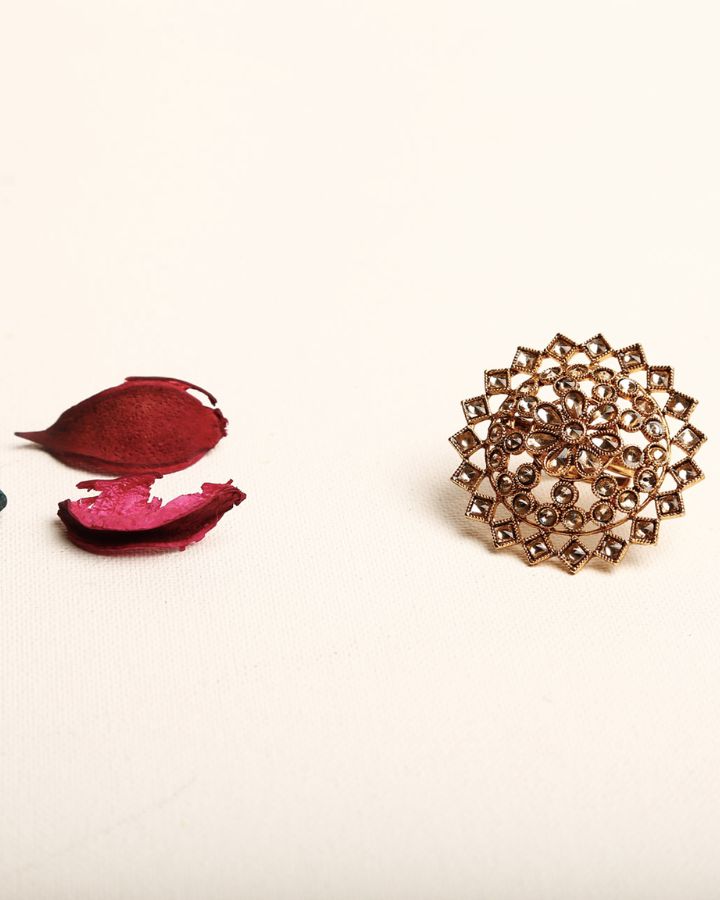 Royal Kundan Ring-Women's fashion jewellery online