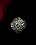 Square Zircon Ring-Women's fashion jewellery online