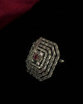 Square Zircon Ring-Women's fashion jewellery online