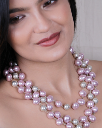South Sea Pink Pearl Necklace