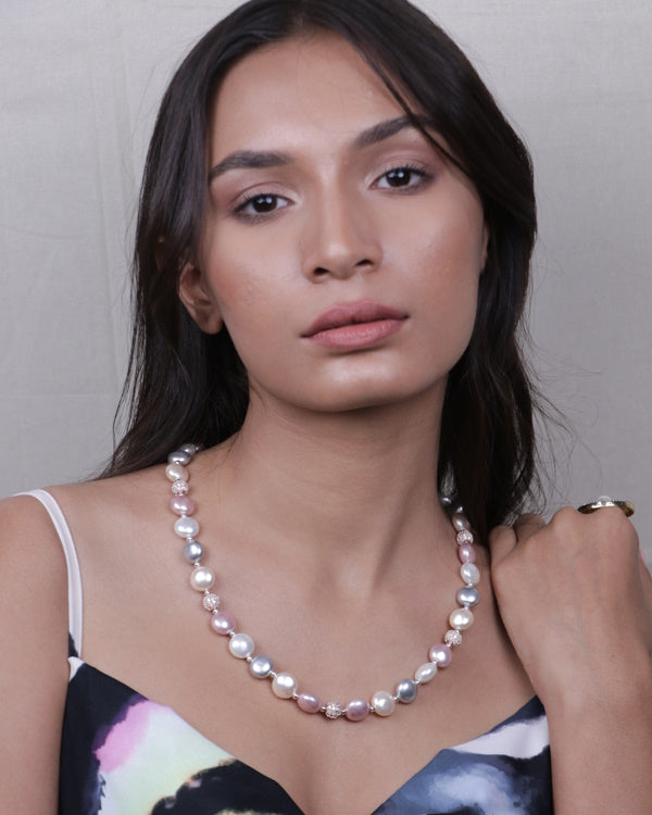 South Sea Mixed Pearls Chain