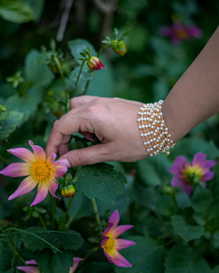 Moti Lehar Bracelet-Women's fashion jewellery online