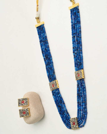 Stylish Blue Sapphire Necklace