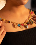 Terra Multi Colour Stone Chain-Women's fashion jewellery online 