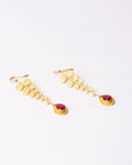 Dull Gold Plated Earrings-Women's fashion jewellery online