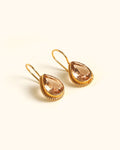 Quartz Earring With Gold Rounded Bracelet-Women's fashion jewellery online