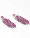 Ruby Chandelier Earrings-Women's fashion jewellery online