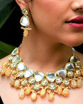 Shimmering Yellow Bridal Set--Women's fashion jewellery online