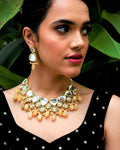 Shimmering Yellow Bridal Set--Women's fashion jewellery online 