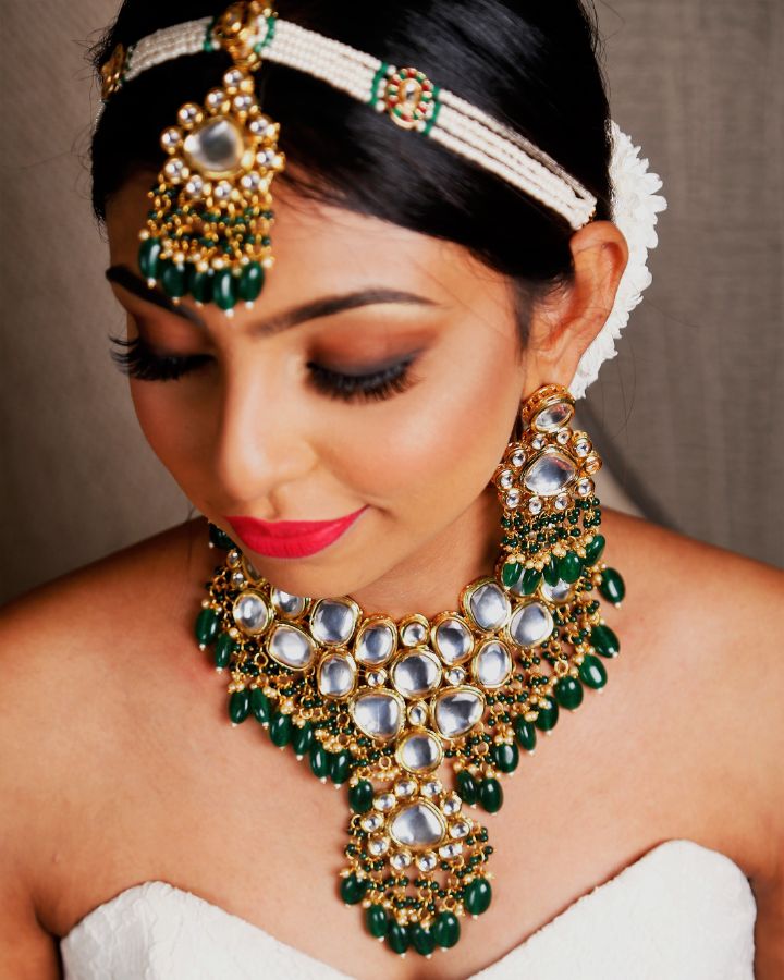 Elegant Kundan Bridal Set