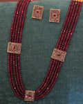 Stylish Red Ruby Necklace-Women's fashion jewellery online