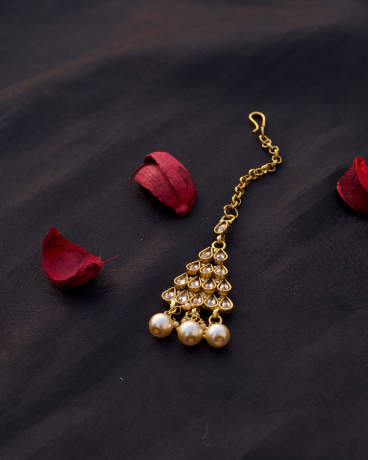 Champage Maang Tika-Women's fashion jewellery online